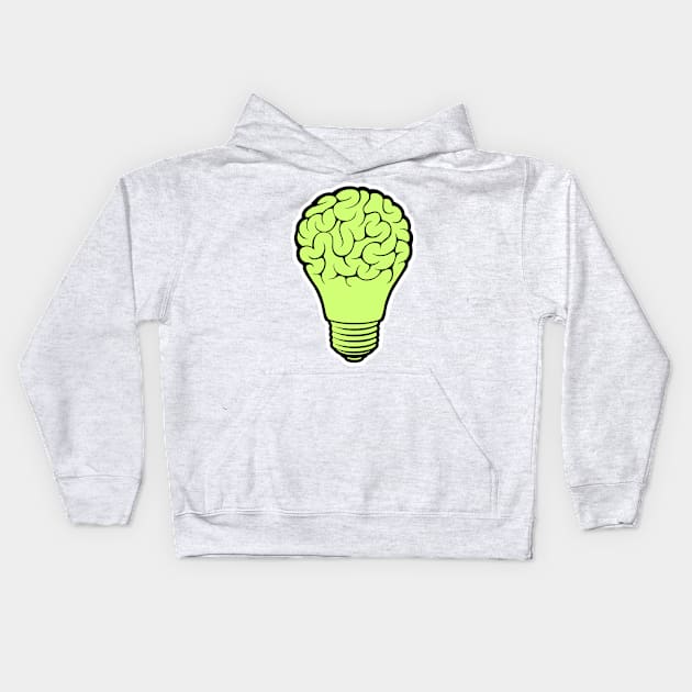 Brainbulb Kids Hoodie by Tomib